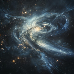 space background with stars