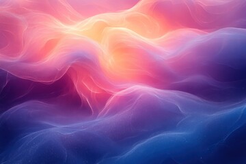 Obraz premium Abstract wavy colorful digital landscape