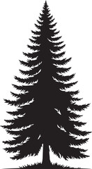 christmas tree silhouette