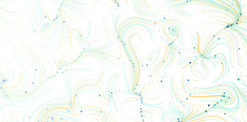 Seamless pastel swirl pattern with scattered dots. Ideal for websites, presentations, and more.