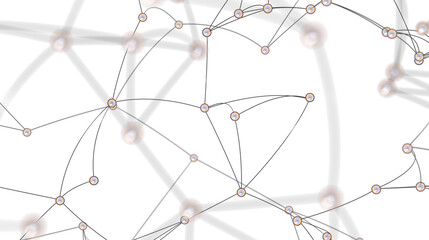 Abstract Network Connection with White Nodes