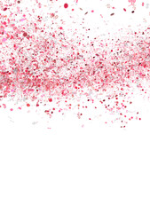 Pink Sale Confetti Background