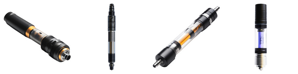 Oxygen sensor isolated on transparent background.PNG Set of