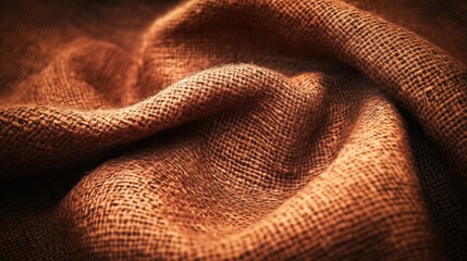 Fototapeta premium Wrinkled Rustic Burlap Texture