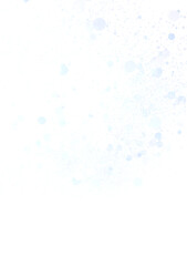 Soft, light blue watercolor splatters on white background. Perfect for backgrounds, textures, and designs.