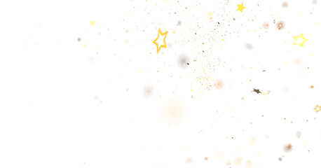 Abstract Art with Colorful Dots and Splatter