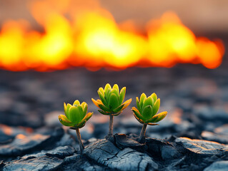 New life in ashes