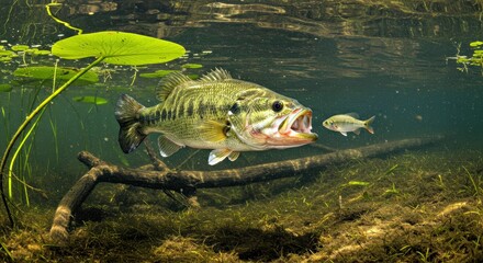 A Predator Fish Performs an Incredible Ambush Using Its Unique Hunting Technique.