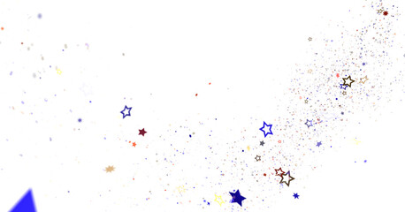 Abstract Colorful Confetti Explosion