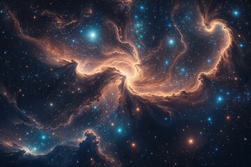 Mysterious Starry Sky Shedding Light on the Vast Universe
