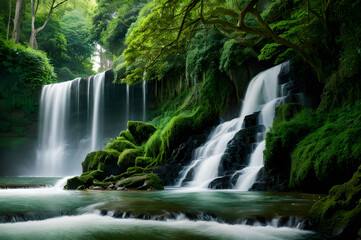 Obraz premium 滝の迫力