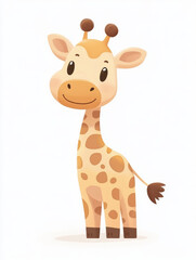 Cartoon giraffe illustration