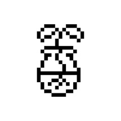 sprout plant retro pixel art