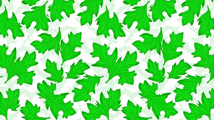 Bold Brush Strokes & Vibrant Green Hues: Abstract Tropical Seamless Tile Pattern for Modern Spaces