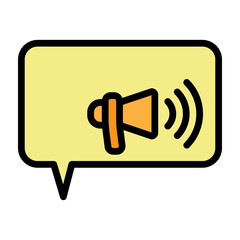 Audio Transcription Vector Filled Icon Design