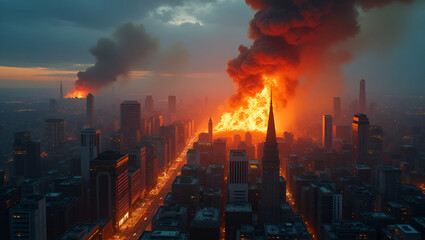 Obraz premium 2026 Economic Crisis: Impact of Russia's Invasion of Ukraine Illustrated