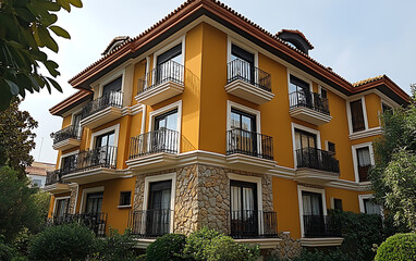 Naklejka premium Building Rehabilitation Services in Logroño: Restoring and Renewing Spaces