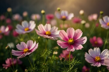 Obraz premium pink cosmos flower