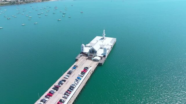 The Pier Geelong perched 250 metres out over water on Geelong&rsquo;s iconic Cunningham Pier with boats and crystal blue water carpark available at the front hospitality and Australian Victorian region