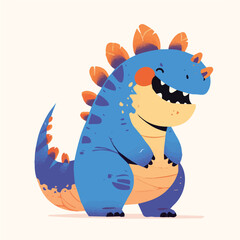 Cute dinosaur design in vector and illustration
