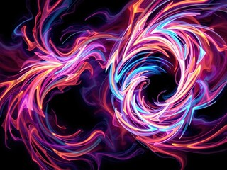 Fototapeta premium Abstract Energy Burst: Radiating Power and Potential