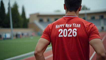 Happy New Year 2026: Man on Track Ready to Achieve New Goals
