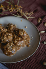 homemade meatballs recipe with delicious sauce