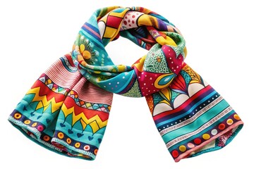 Cartoon Scarf Designs for Fashion Illustration