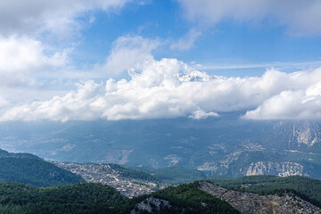 Fototapeta premium Amazing Trekking views at the Taurus Mountains, Çalbalı, Dastararacağı and Üçsöğüt Plateau in Antalya