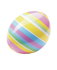 colorful egg isolated on white