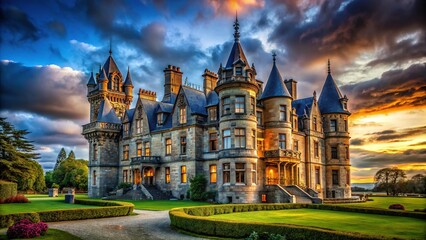 Obraz premium McDermott's Castle - Majestic Irish Landmark