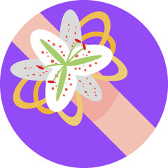 A floral accessory designed to complement prom attire with a fresh, elegant touch.