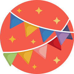 Decorative garlands commonly used to embellish prom venues. © Ion