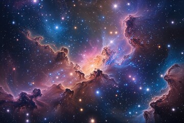Exploring the Colorful Universe of Nebulae and Stars