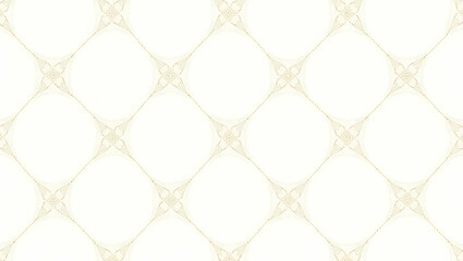 Naklejka premium Classic Textured Embroidered Clover Seamless Pattern for Elegant and Traditional Designs