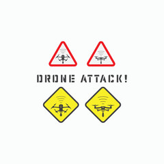 
  Flying camera, transportation gadget, robot dron Isolated vector icon. Flat illustration