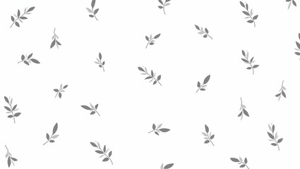 Flat Lilac and leaves seamless pattern botanical isolated white background perfect for spring textiles branding packaging concept as Botanical lilac and leaves seamless pattern on white background ide