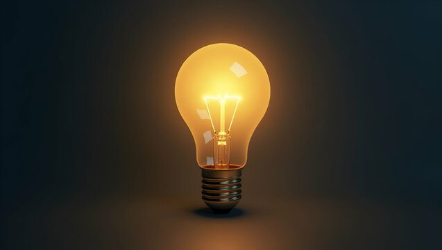 Flat Light Bulb Illustration: Quick Tips for Smart Creativity, Innovation, and Energy Power Growth - A Cute Vector Guide to Success and Development in Business Ideas
