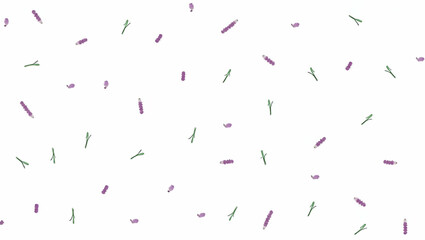 Seamless Lavender Tile Pattern: Serene Botanical Garden Design