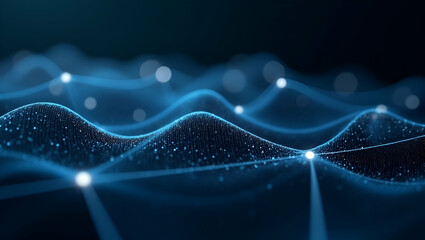 Create futuristic digital mesh network with layered white balanced nodes grid formations and subtle light accents concept as Depict sleek interconnected nodes weaving across an infinite backdrop optim