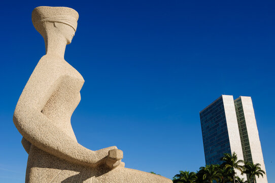 Congresso Nacional visto a partir da sede do STF