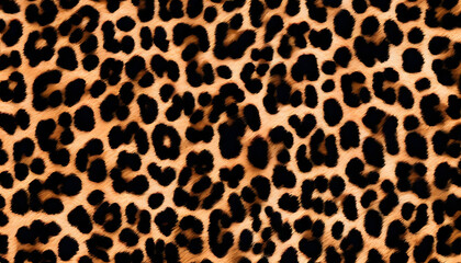Fototapeta premium leopard texture, dark background, brown color, spots, fur, skin pattern, wild cat jaguar, stylish background for fabric