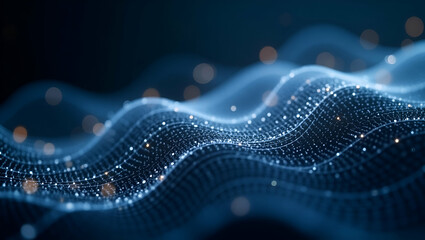 Futuristic Digital Mesh Network: Layered White-Balanced Nodes with Sleek Interconnected Design