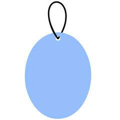 Oval-shaped Price Tag