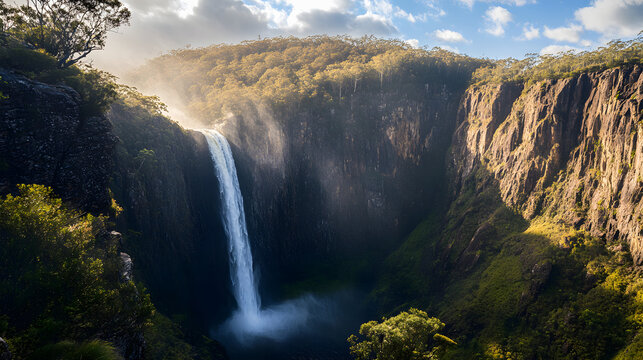 
Wollomombi Falls &ndash; One of Australia&rsquo;s highest waterfalls in New South Wales