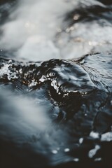 Naklejka premium Water Surface Close-Up