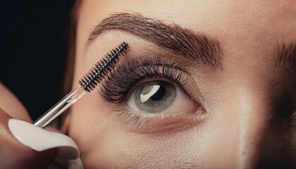 eye lash extension application 