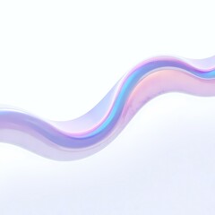 Naklejka premium Soft white and pink waves gracefully flow across a serene backdrop, evoking feelings of calm and harmony. Their gentle curves invite viewers to experience a peaceful moment Generative AI