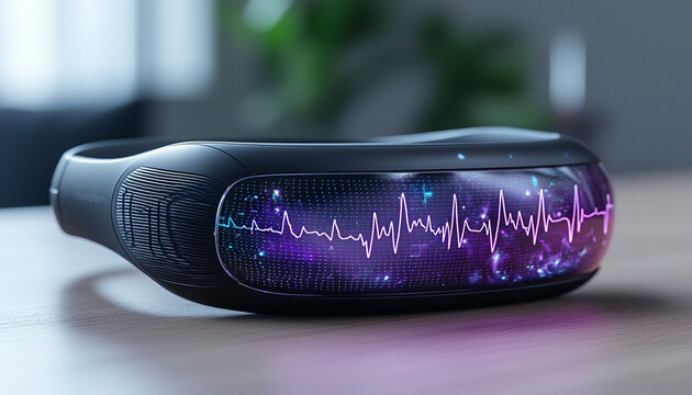 Wearable medical device displaying real time health data and metrics
