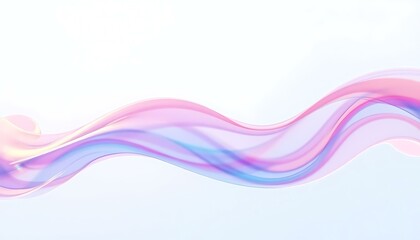 Soft waves of white and pink intertwine effortlessly, creating a soothing ambiance that sparks inspiration and evokes a sense of harmony in a peaceful setting Generative AI